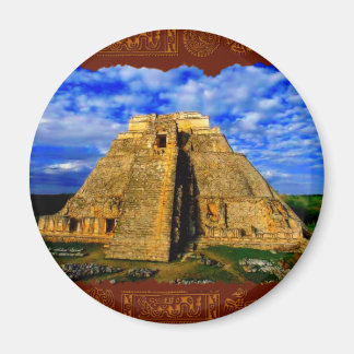 Imã Coleção MAGNÉTICA MAGNÉTICA AZTEC TEMPLE