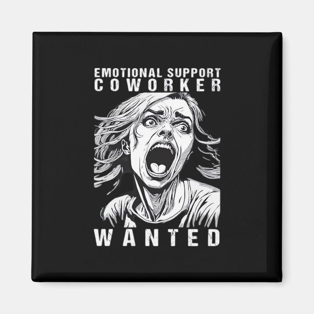 Imã Colega de Ajuda Emocional - Esvaziamento de Escrit (Frente)