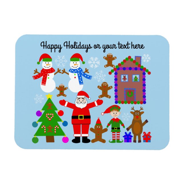 Ímã Coleta de Natal #2 (Horizontal)