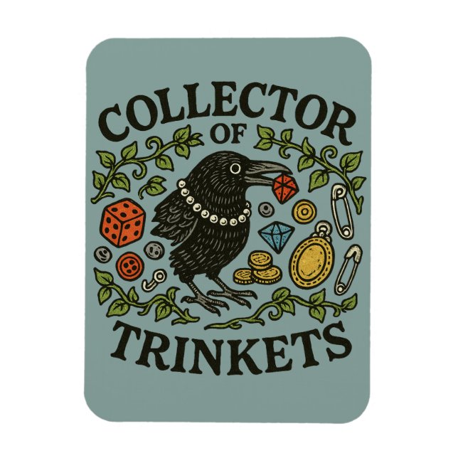 Ímã Coletor da Ilustração de Multidões de Trinquetes (Vertical)