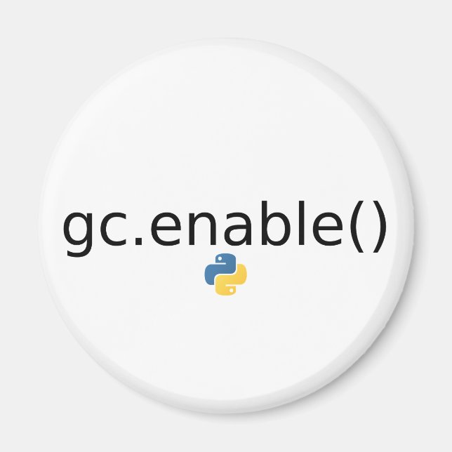 Imã coletor de lixo python (Frente)