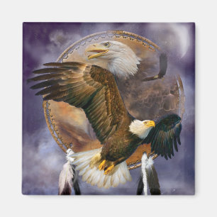 Imã Coletor ideal - ímã da arte de Eagles do espíri