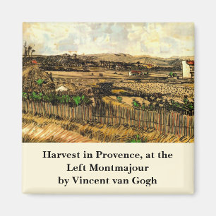 Imã Colheita em Provence Montmajour por Vincent van Go