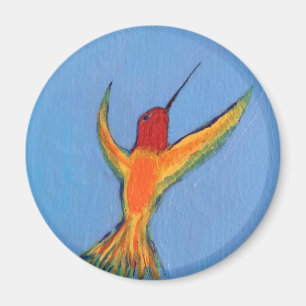 Imã Colibri no azul