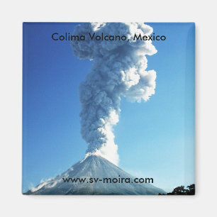 Imã Colima Volcano, Jalisco, México