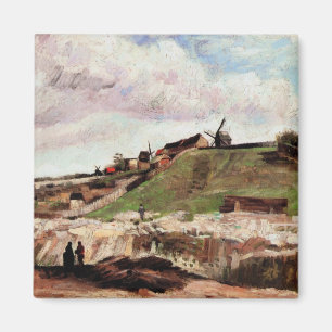 Imã Colina de Montmartre com Pedreira por Vincent van 