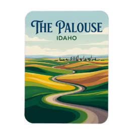 Ímã Colinas Onduladas de Palouse Idaho