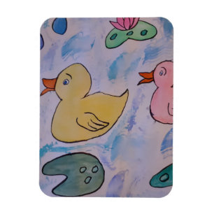 Ímã Colírio em Ducklings Flexible Photo Magnet