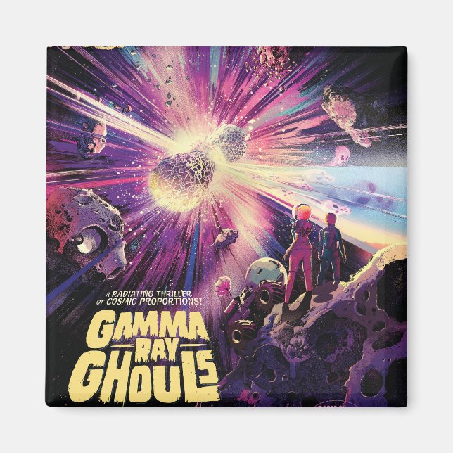 Imã Colisão Cósmica de Kilonova Ray Burst Pulsares Gam (Frente)