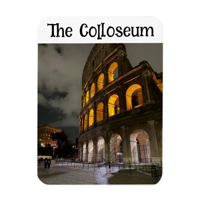 Ímã Coliseu Roma Itália - Marco Terrestre Arquitetônic (Vertical)