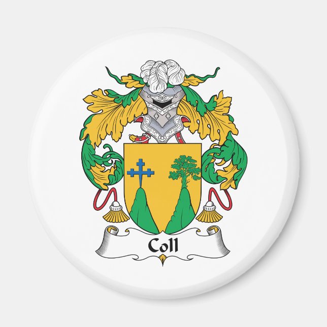Imã Coll Family Crest (Frente)