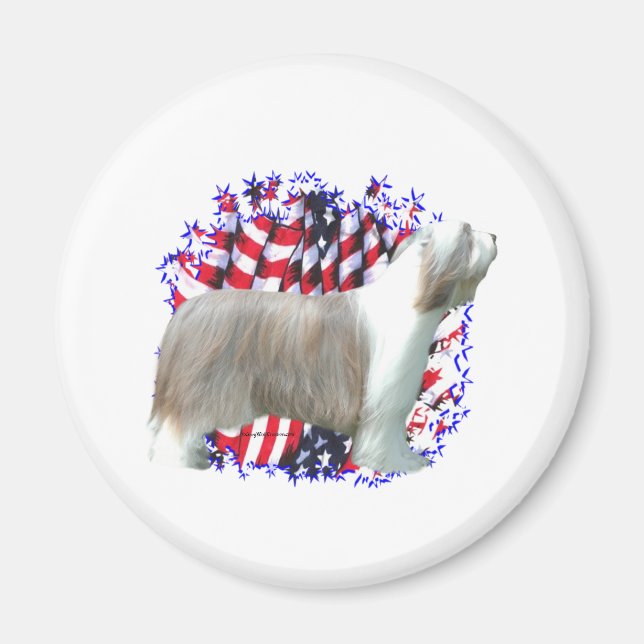 Imã Collie Patriot (Frente)
