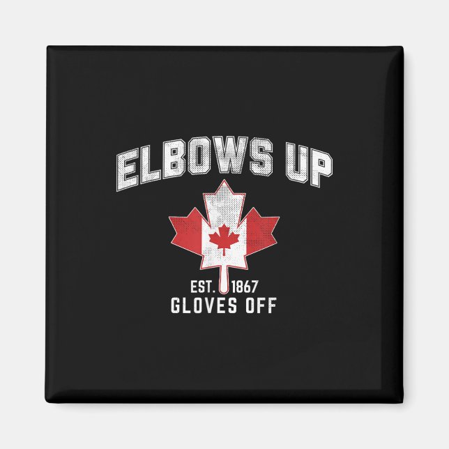 Imã Coloca-se no Est. 1867, Maple Leaf Canada (Frente)
