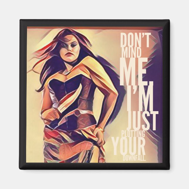 Imã Colocando sua queda (Frente)