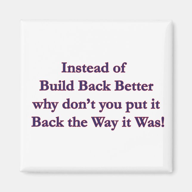 Imã Colocar De Volta (Frente)