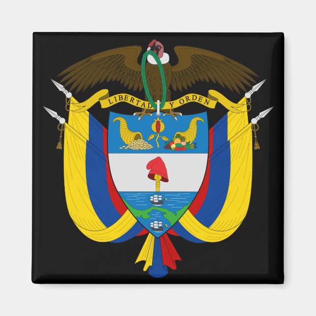Imã colombia emblem (Frente)