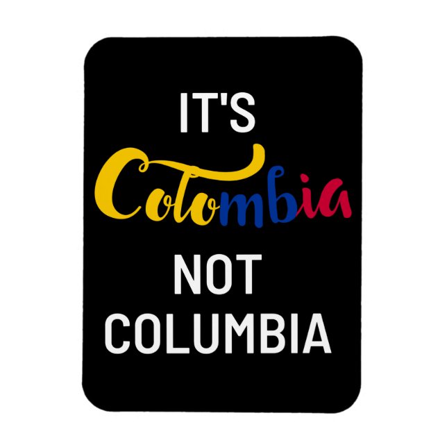 Ímã Colômbia não Columbia Engraçado Nacional (Vertical)