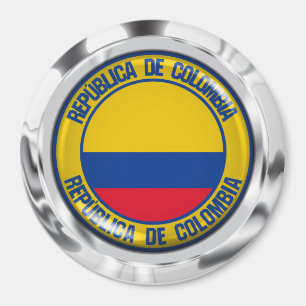 Imã Colômbia Round Emblem
