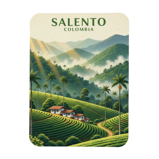 Ímã Colômbia Salento (Vertical)