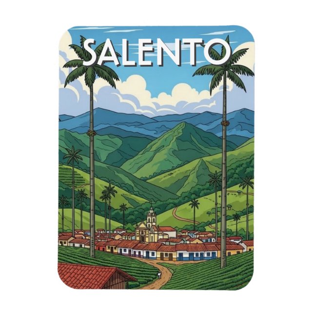 Ímã Colômbia Salento (Vertical)