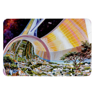Ímã Colônia de Habitat da Estação Espacial Torus Conce