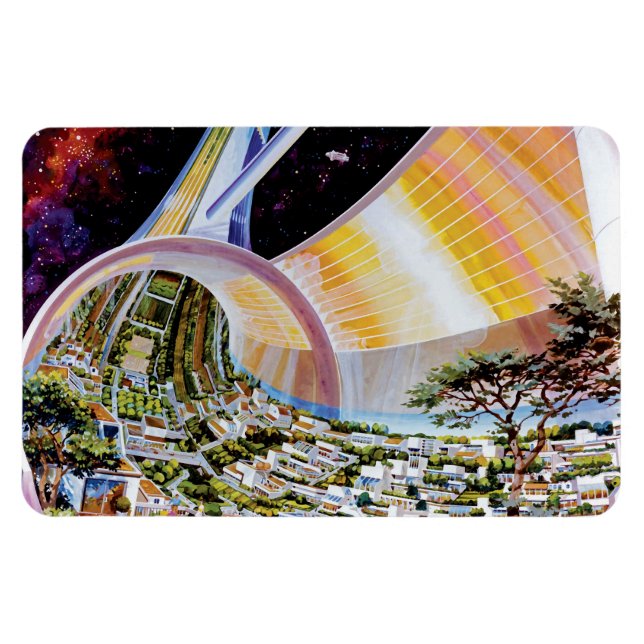 Ímã Colônia de Habitat da Estação Espacial Torus Conce (Horizontal)
