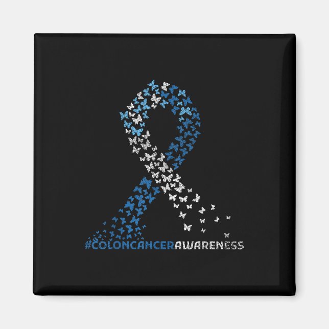 Imã Colonoscopia Cancer Colônica Fita Azul (Frente)