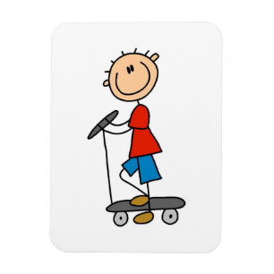 Ímã Coloque o Figura no Patinete