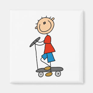 Imã Coloque o Figura no Patinete