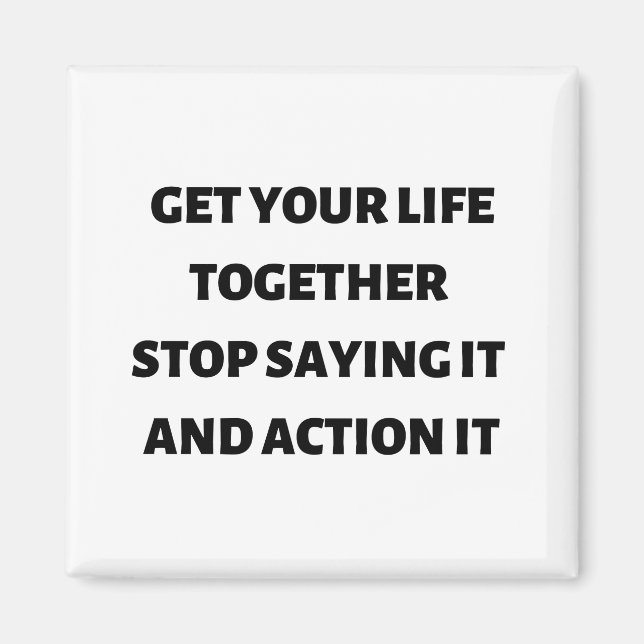 Imã Coloquem a sua vida para de dizer isso e agir (Frente)