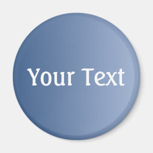 Imã COLORA SOMENTE inclinações azuis + seu texto