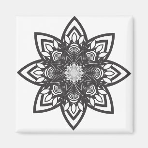 Imã Coloração adulta: Ímã da mandala