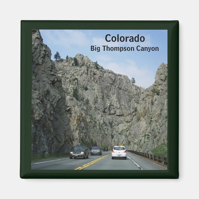 Imã Colorado Big Thompson Canyon Magnet (Frente)