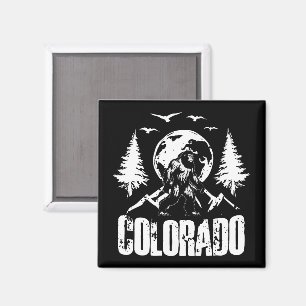 Imã Colorado Day Bigfoot Vintage Hiking