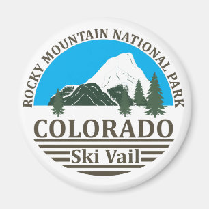 Imã colorado estadual vail ski vintage