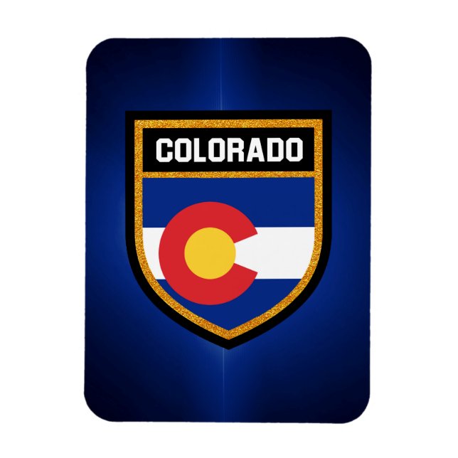 Ímã Colorado Flag (Vertical)