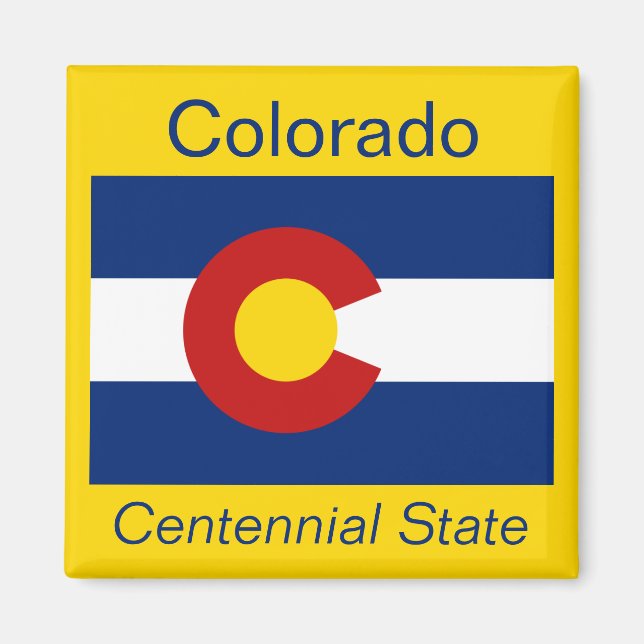 Imã Colorado Flag Magnet (Frente)