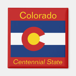 Imã Colorado Flag Magnet