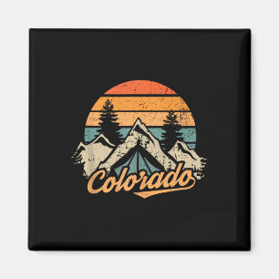 Imã Colorado - Montanhas da Natureza Vintage Retro Cam