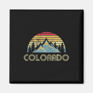 Imã Colorado - Montanhas da Natureza Vintage Retro Cam