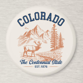 Imã Colorado Mountain | The Centennial State Souvenir