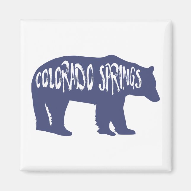 Imã Colorado Primavera Bear (Frente)