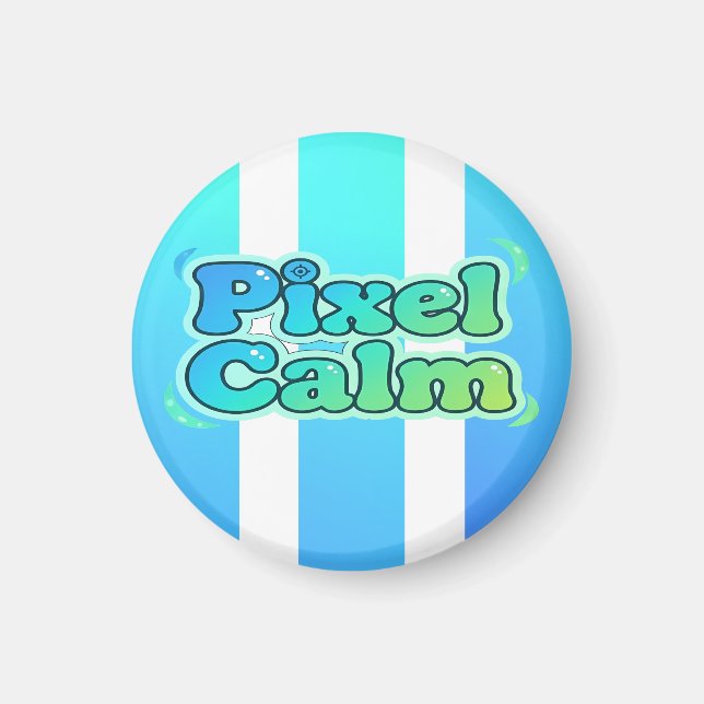 Imã Colorful Geometric Spectrum Design (Frente)