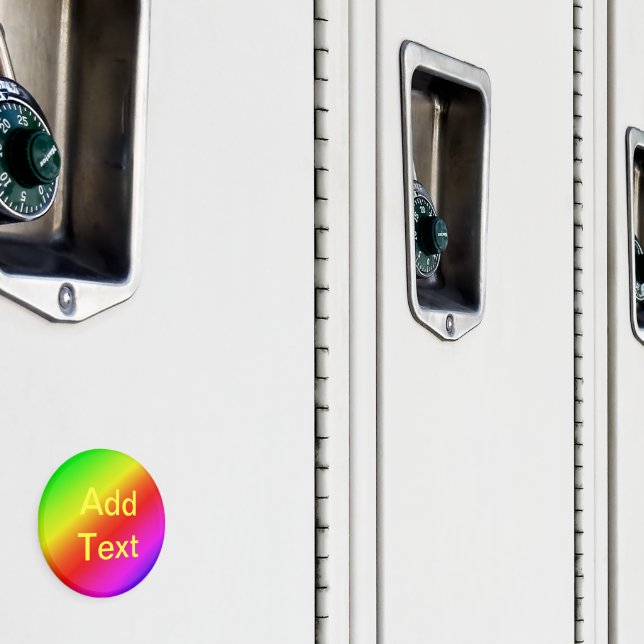 Imã Colorful Rainbow Gradient Diagonal Blend (In Situ (Locker))