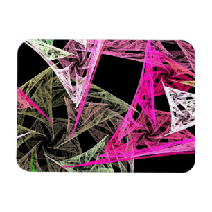 Ímã Colorida Abstrato Origami