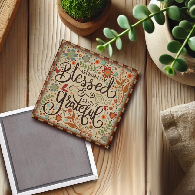 Imã Colorida Folga Abençoada Grande Imagem de Inspiriv (Criador carregado)