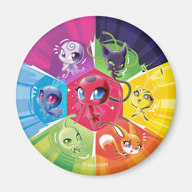 Imã Colorida Kwamis (Frente)