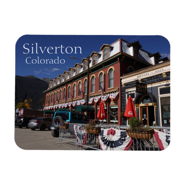 Ímã Colorida Silverton, Colorado Magnet (Horizontal)