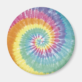 Imã Colorida Tie Dye Spiral Magnet