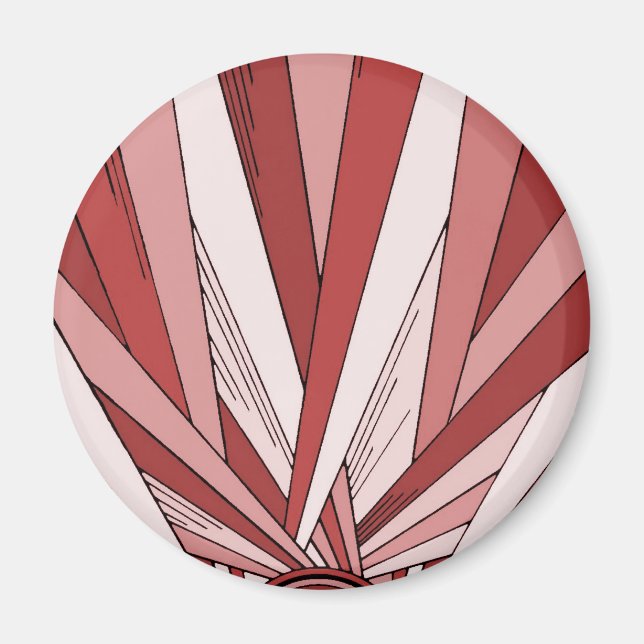 Imã Colorida Vermelha (Frente)